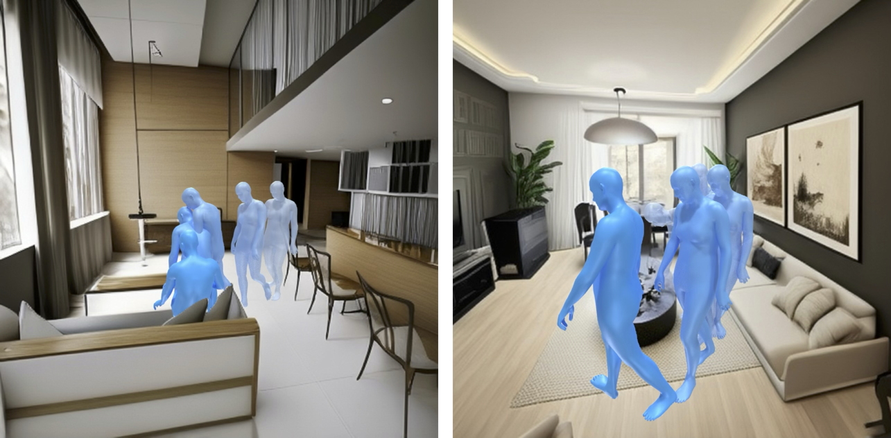 Motions Overlayed on Images